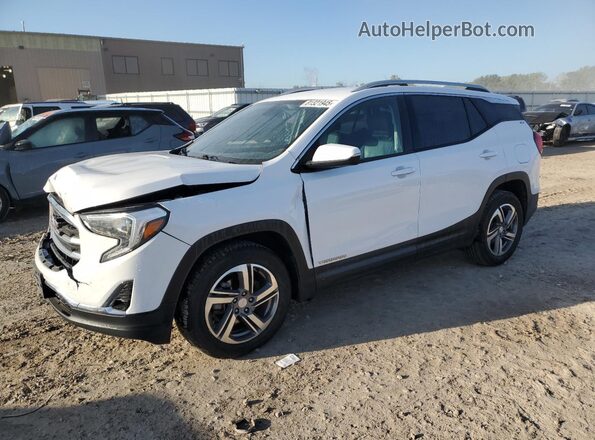 3GKALVEV4KL246086 2019 GMC TERRAIN Белый Передняя левая четверть