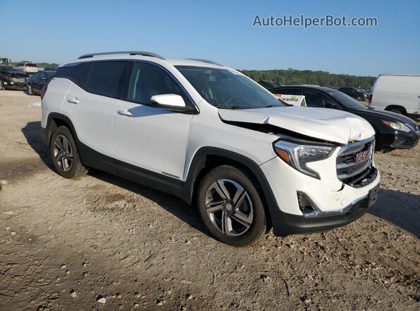 3GKALVEV4KL246086 2019 GMC TERRAIN Белый Передняя правая четверть
