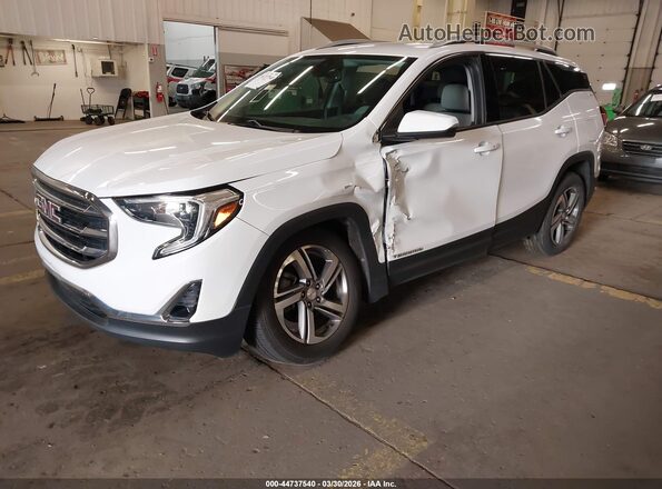 3GKALVEV9LL172990 2020 GMC TERRAIN Белый Передняя левая четверть