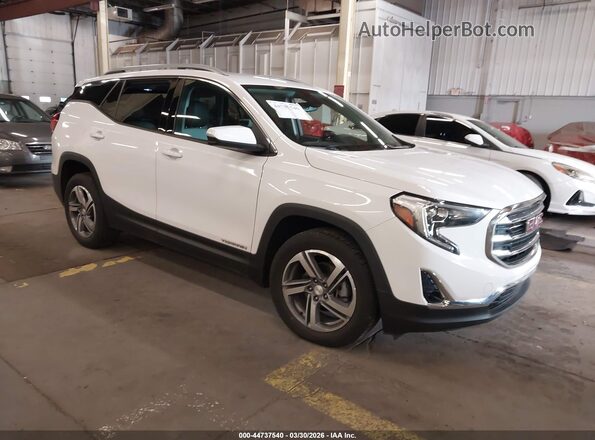 3GKALVEV9LL172990 2020 GMC TERRAIN Белый Передняя правая четверть