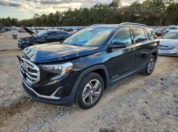 3GKALVEVXKL243905 2019 GMC TERRAIN Черный Передняя левая четверть