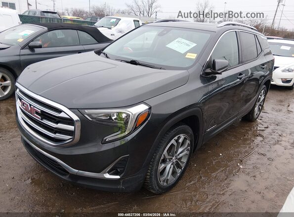 3GKALVEX9JL220258 2018 GMC TERRAIN Черный Передняя левая четверть