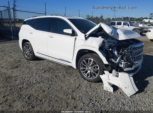 3GKALXEV9NL311627 2022 GMC TERRAIN Белый Передняя правая четверть