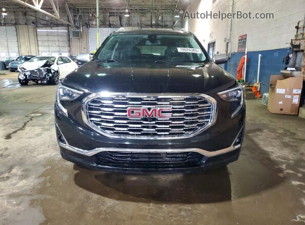 3GKALXEX1JL167857 2018 GMC TERRAIN Black Widok z przodu