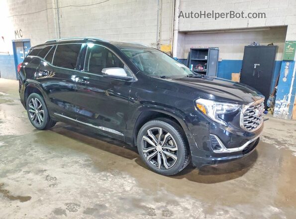 3GKALXEX1JL167857 2018 GMC TERRAIN Black Przód prawy