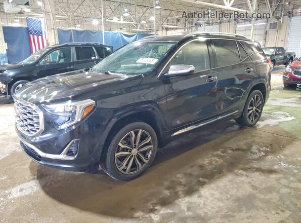 3GKALXEX1JL167857 2018 GMC TERRAIN Black Przód lewy
