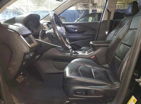 3GKALXEX1JL167857 2018 GMC TERRAIN Black Widok wnętrza z przodu