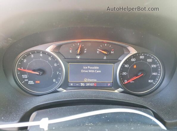 3GKALXEX3KL200245 2019 GMC TERRAIN Red Вид щитка приладів
