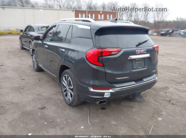 3GKALXEX7JL255697 2018 GMC TERRAIN Серый Задняя левая четверть