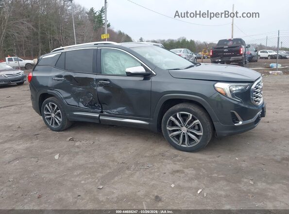 3GKALXEX7JL255697 2018 GMC TERRAIN Серый Вид задней части салона