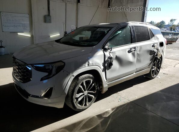 3GKALXEX8KL260862 2019 GMC TERRAIN Белый Передняя левая четверть