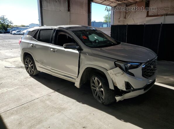3GKALXEX8KL260862 2019 GMC TERRAIN Белый Передняя правая четверть