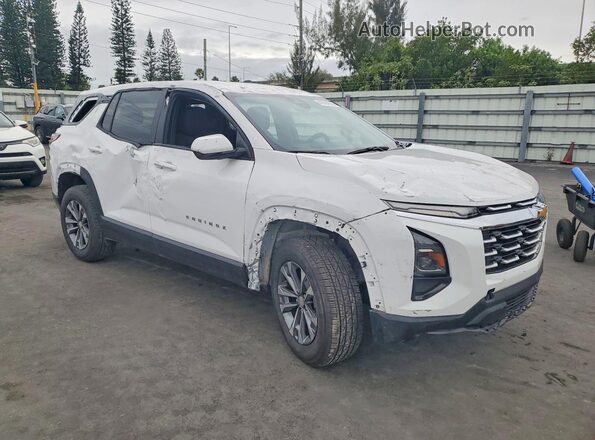 3GNAXHEG5SL207128 2025 CHEVROLET EQUINOX Белый Передняя правая четверть