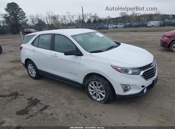 3GNAXHEV3LS652053 2020 CHEVROLET EQUINOX Белый Передняя правая четверть