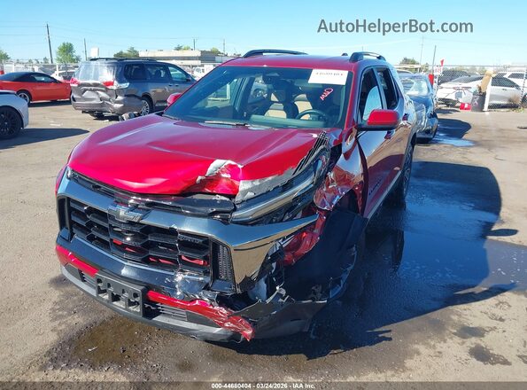 3GNAXKEG6SL324892 2025 CHEVROLET EQUINOX Red წინა მარცხენა ხედი სამი მეოთხედიდან