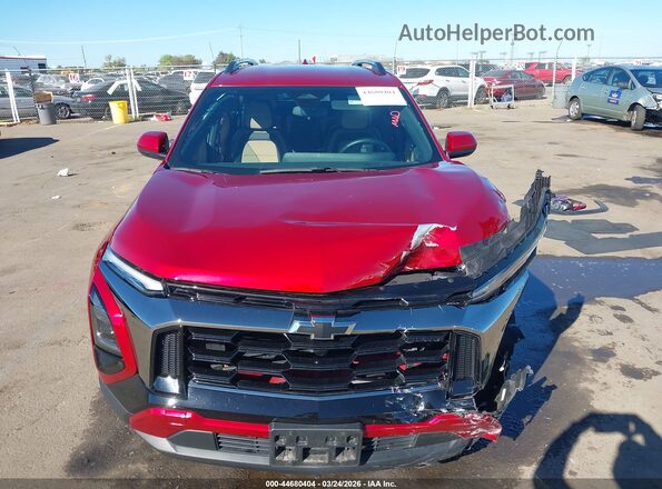 3GNAXKEG6SL324892 2025 CHEVROLET EQUINOX Red ხელსაწყოთა პანელის ხედი