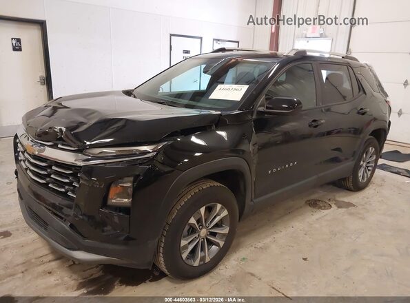 3GNAXPEG9SL281985 2025 CHEVROLET EQUINOX Черный Передняя левая четверть