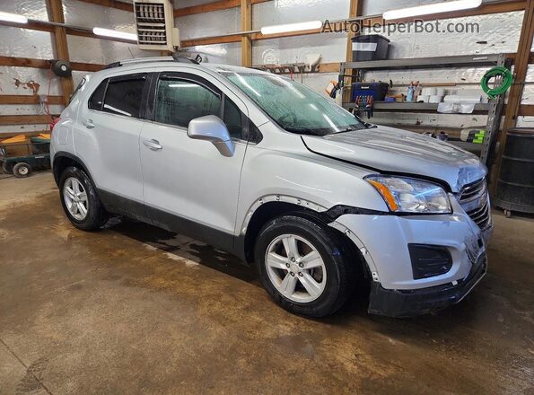 3GNCJLSB0GL219250 2016 CHEVROLET TRAX Silver Передня права чверть