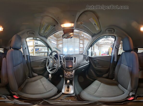 3GNCJLSB0GL219250 2016 CHEVROLET TRAX Silver Панорамний вид салону 360°