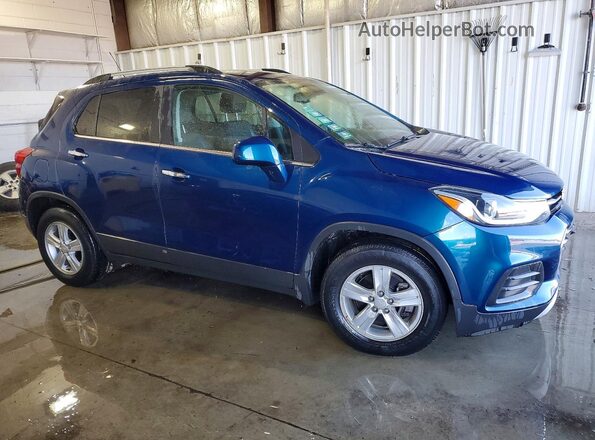 3GNCJLSB1KL260589 2019 CHEVROLET TRAX Синий Передняя правая четверть