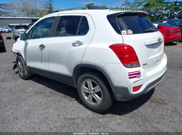 3GNCJLSB2HL230154 2017 CHEVROLET TRAX White Trasero izquierdo