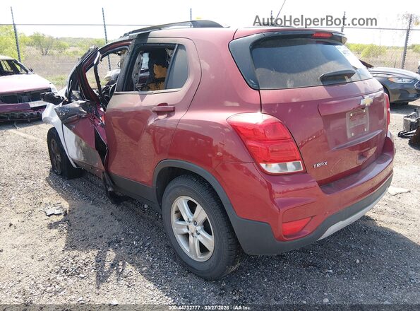 3GNCJLSB2JL376902 2018 CHEVROLET TRAX Бордовый Задняя левая четверть