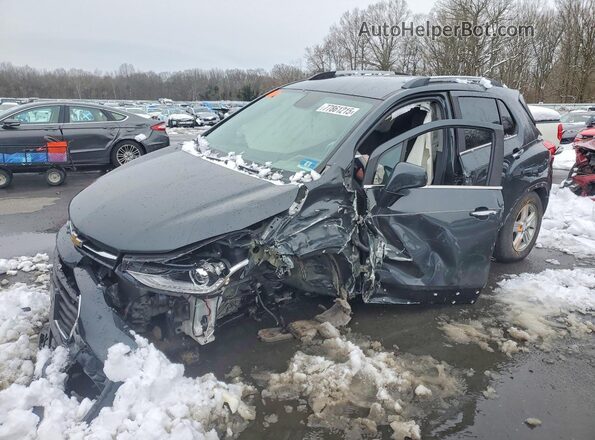 3GNCJLSB2JL384496 2018 CHEVROLET TRAX Серый Передняя левая четверть