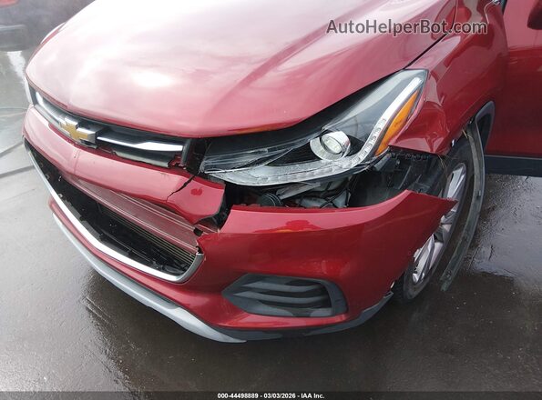 3GNCJLSB2KL334408 2019 CHEVROLET TRAX Красный Вид спереди