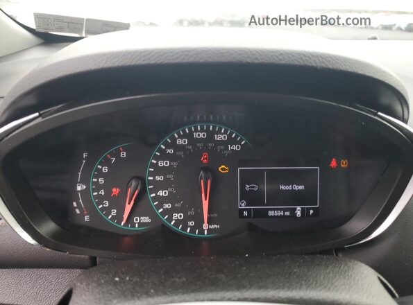 3GNCJLSB3KL304401 2019 CHEVROLET TRAX Белый Вид щитка приборов