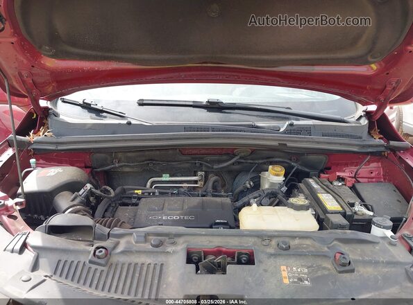 3GNCJLSB7LL264602 2020 CHEVROLET TRAX Burgundy უკანა ხედი