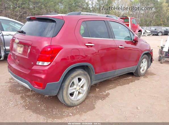 3GNCJLSB7LL264602 2020 CHEVROLET TRAX Burgundy უკანა მარჯვენა
