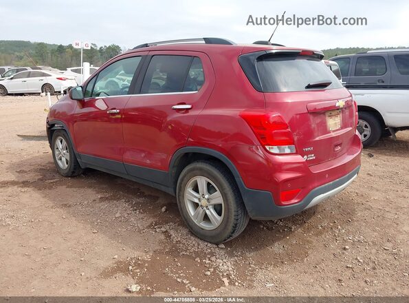 3GNCJLSB7LL264602 2020 CHEVROLET TRAX Burgundy უკანა მარცხენა