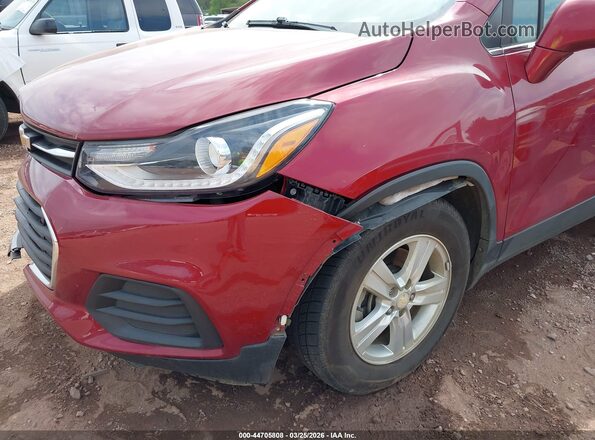 3GNCJLSB7LL264602 2020 CHEVROLET TRAX Burgundy წინა ხედი