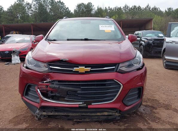 3GNCJLSB7LL264602 2020 CHEVROLET TRAX Burgundy ხელსაწყოთა პანელის ხედი