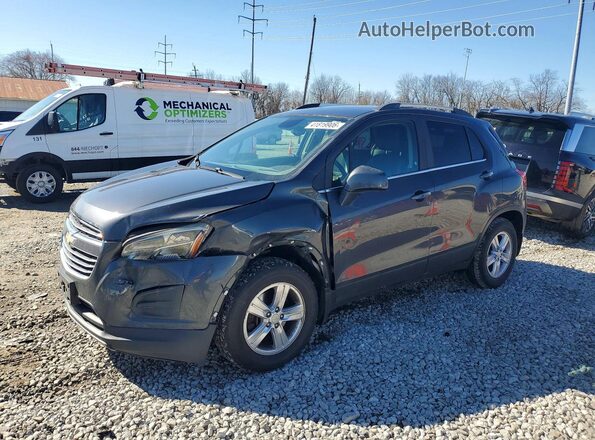 3GNCJLSB9GL268334 2016 CHEVROLET TRAX Gray Przód lewy