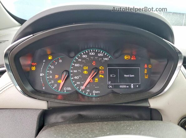 3GNCJMSB3KL159947 2019 CHEVROLET TRAX Синий Вид щитка приборов