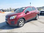 2016 Chevrolet Trax Lt Темно-бордовый vin: 3GNCJPSB2GL269624