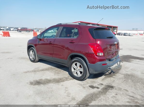 3GNCJPSB2GL269624 2016 CHEVROLET TRAX Темно-бордовый Задняя левая четверть