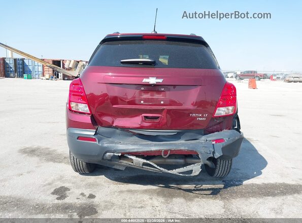 3GNCJPSB2GL269624 2016 CHEVROLET TRAX Темно-бордовый Вид спереди