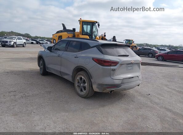 3GNKBCR40SS204620 2025 CHEVROLET BLAZER Серебряный Задняя левая четверть
