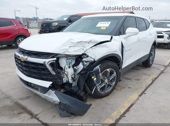3GNKBCR46PS110507 2023 CHEVROLET BLAZER White Vista tres cuartos delantera izquierda