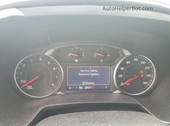 3GNKBCR47PS106353 2023 CHEVROLET BLAZER Белый Вид щитка приборов