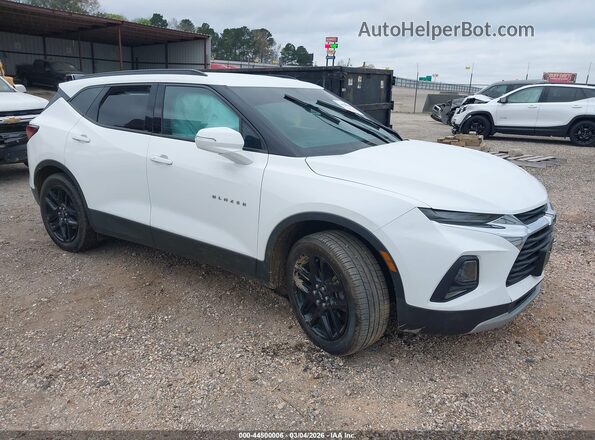 3GNKBCR4XLS630719 2020 CHEVROLET BLAZER Белый Передняя правая четверть