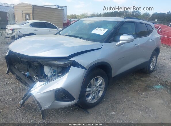 3GNKBCRS2MS540884 2021 CHEVROLET BLAZER Серебряный Передняя левая четверть