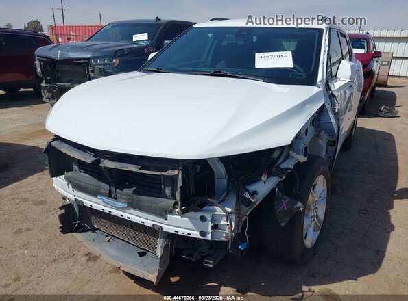 3GNKBCRS3MS571352 2021 CHEVROLET BLAZER White Դիմացի տեսք