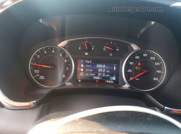 3GNKBCRS5MS538269 2021 CHEVROLET BLAZER Серебряный Вид щитка приборов