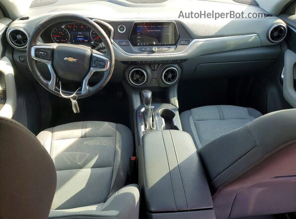 3GNKBCRS8LS614338 2020 CHEVROLET BLAZER Серый Вид панели приборов