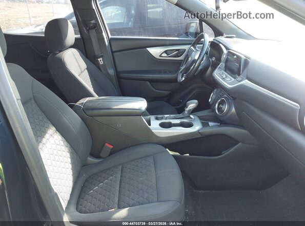 3GNKBCRSXMS501282 2021 CHEVROLET BLAZER Синий Вид салона спереди
