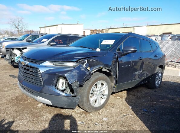 3GNKBCRSXMS501282 2021 CHEVROLET BLAZER Синий Вид спереди