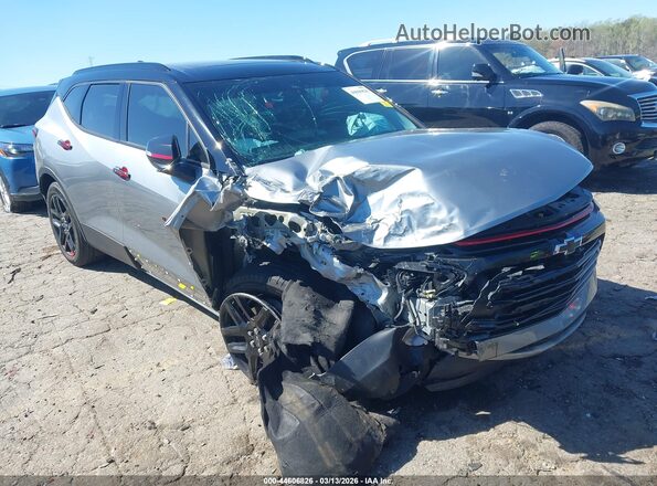 3GNKBDR45RS175387 2024 CHEVROLET BLAZER Gray Widok z przodu